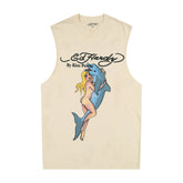 Dolphin Girl Cut Off Tee