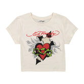 Cross Heart Baby Tee