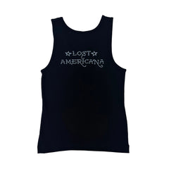 Lost Cards Rhinestone Rib Tank