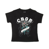 CBGB NY Rose Cap Sleeve Tee