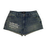 Heart Dagger Denim Short